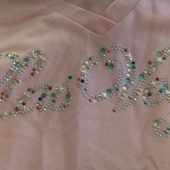 V neck rhinestone Las Vegas Tee - Picture 2 of 3